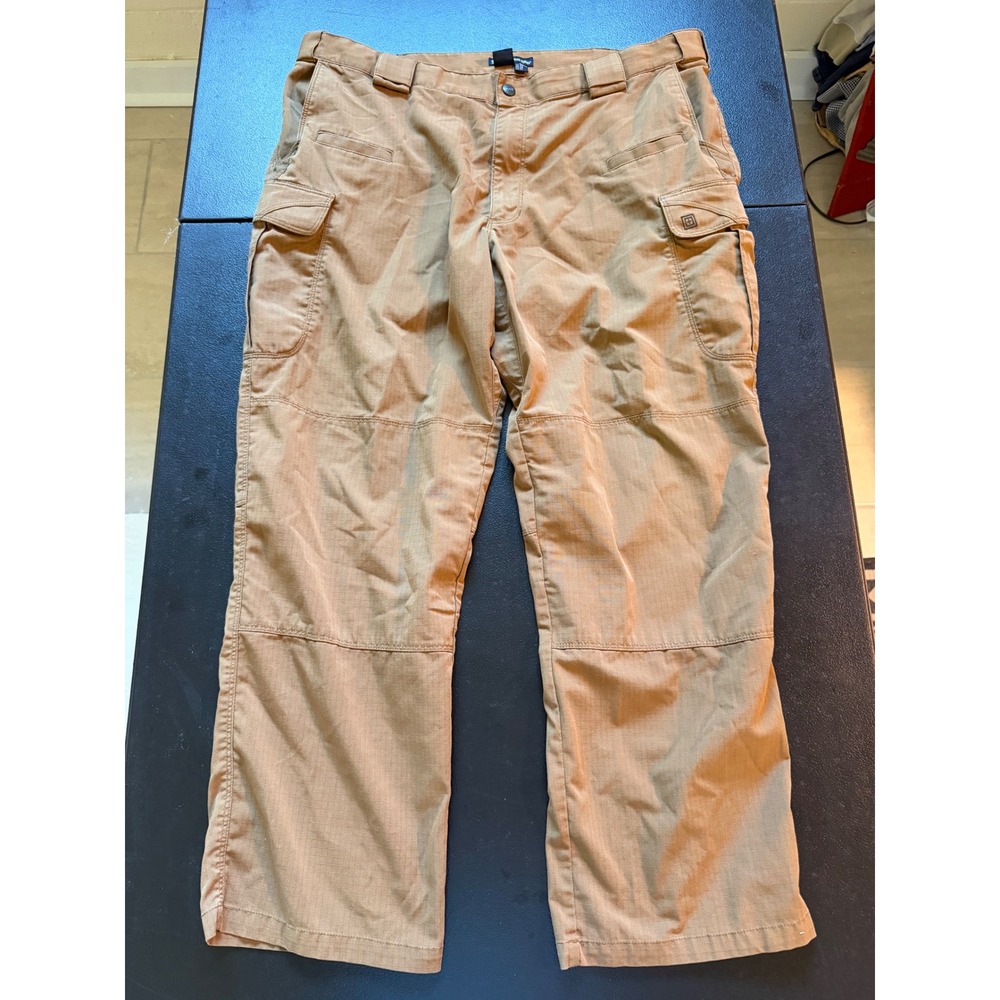 5.11 Tactical Series Mens 40x30 Ripstop Cargo Pants Coyote Tan TDU 74369